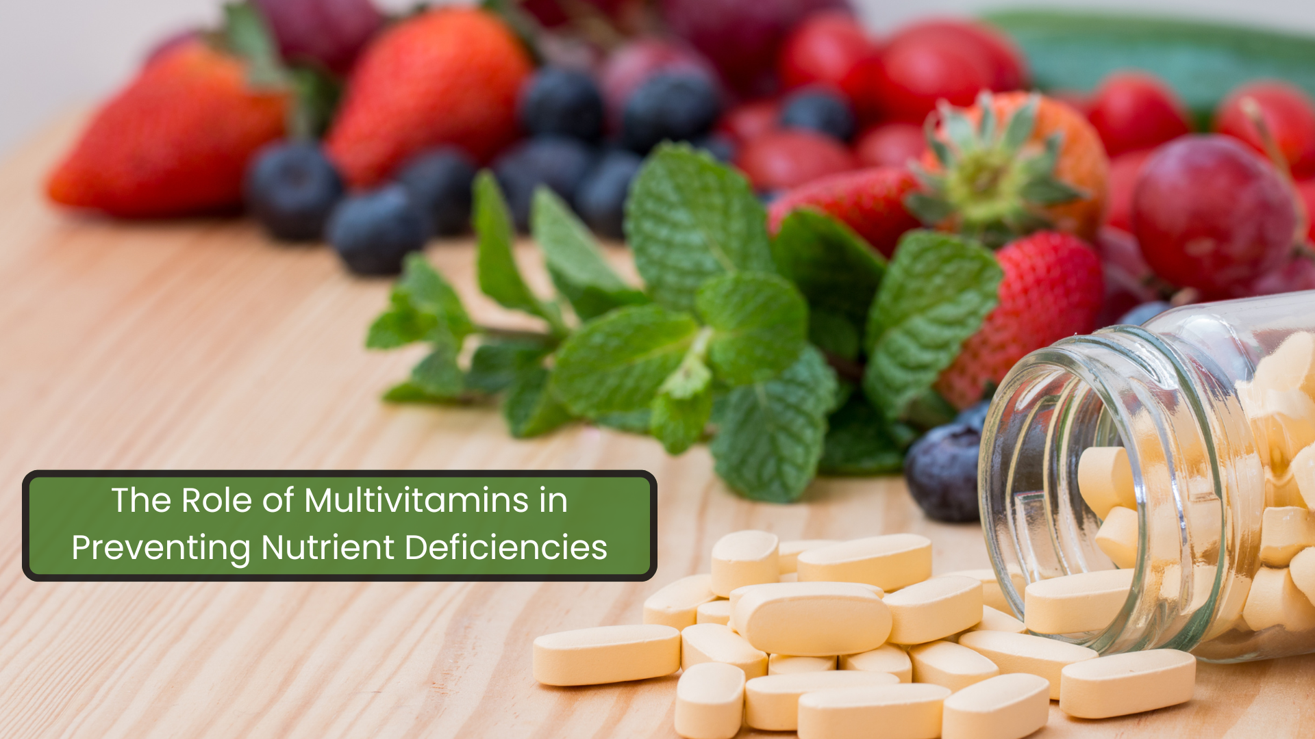 The Role of Multivitamins in Preventing Nutrient Deficiencies