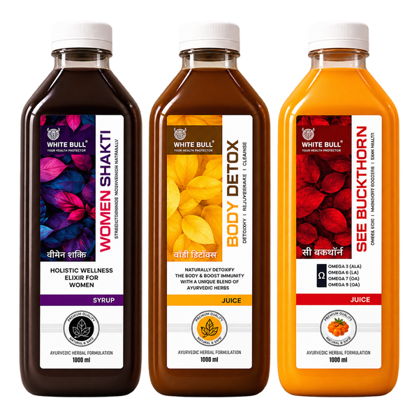 Postpartum Wellness Combo: Women Shakti + Body Detox + Sea Buckthorn