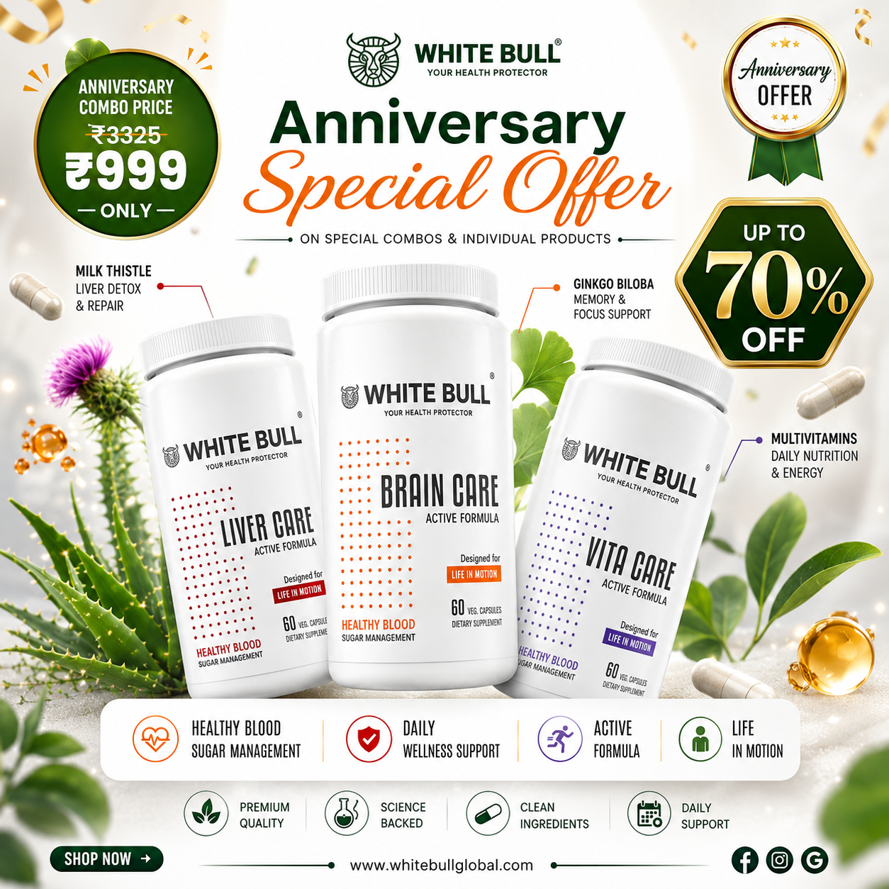 Anniversary Wellness Complete Care Combo