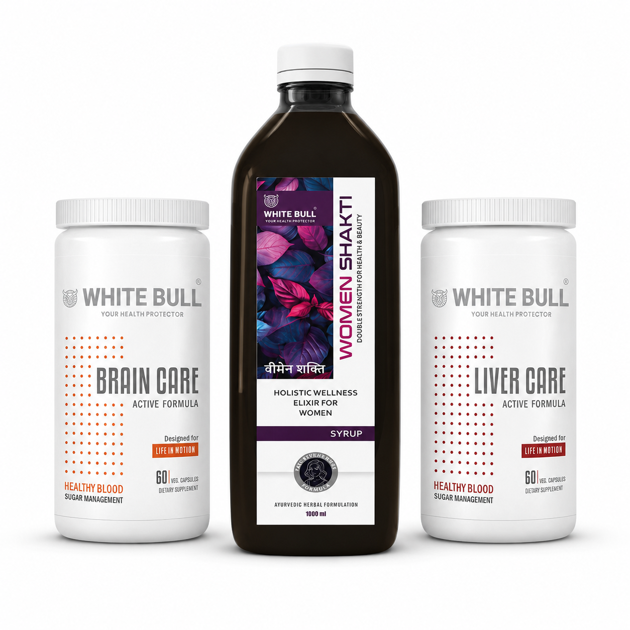 Anniversary Wellness Combo: Women Shakti + Brain Care + Liver Care