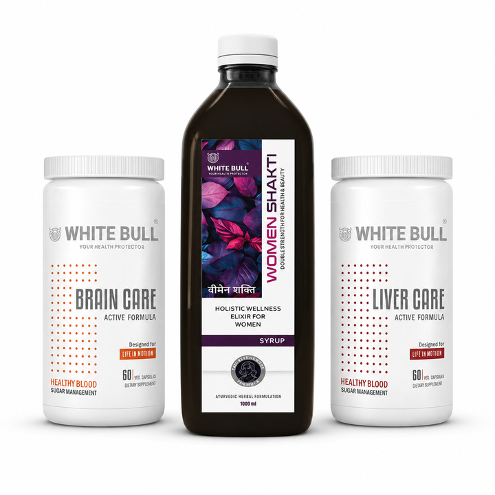 Anniversary Wellness Combo: Women Shakti + Brain Care + Liver Care