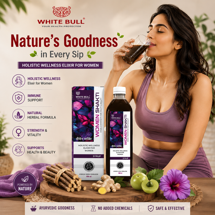Women Shakti Juice | Supports Female Health, Natural Rhythm & Vitality | Supports and helps with PMS and PCOS Symptoms | 1 Lit