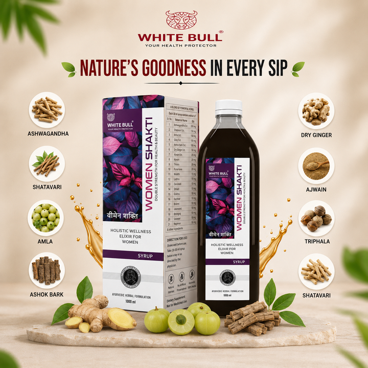 Women Shakti Juice | Supports Female Health, Natural Rhythm & Vitality | Supports and helps with PMS and PCOS Symptoms | 1 Lit