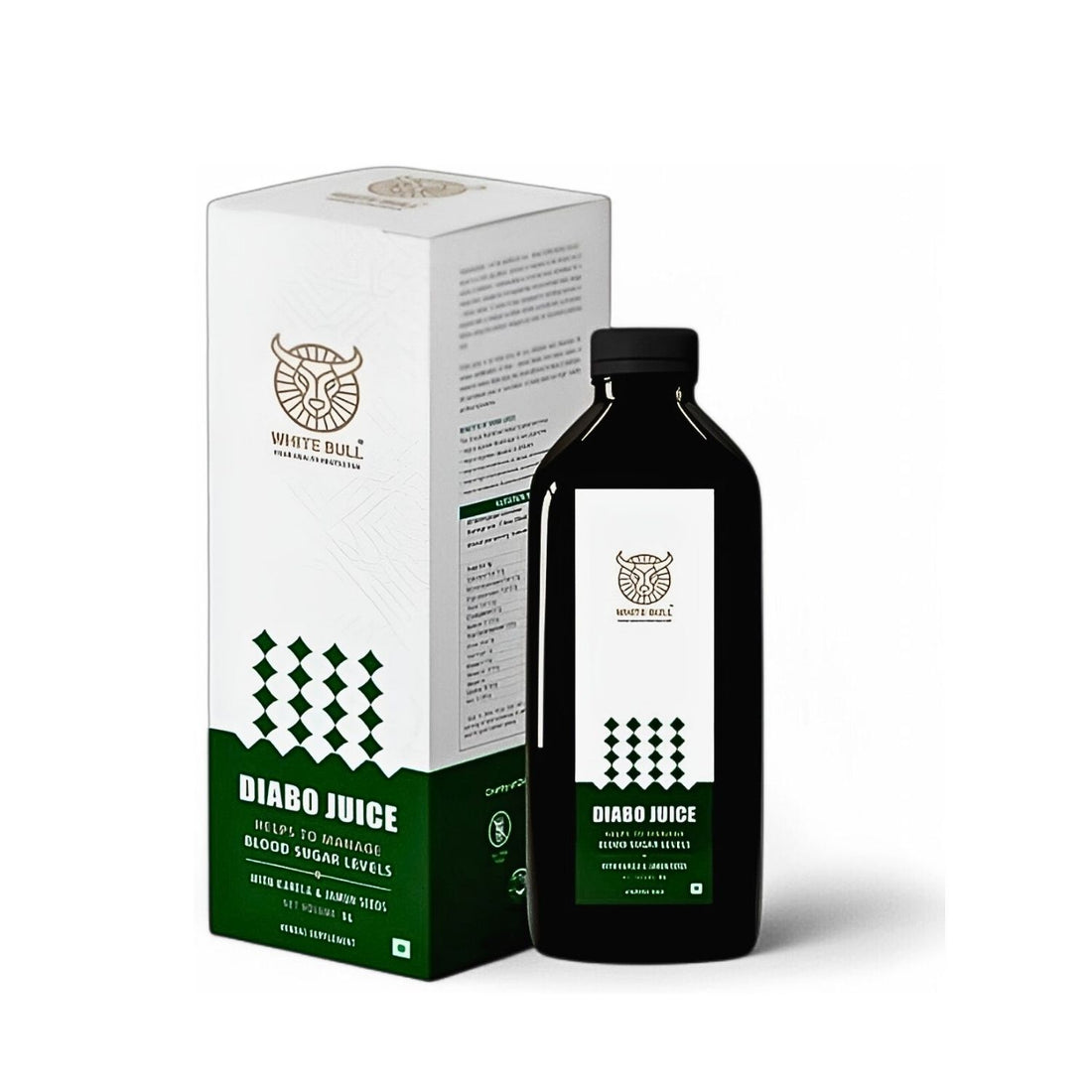 Diabo Juice – Natural Herbal Blend for Diabetes Care | With Neem, Karela, Jamun, Aloe Vera, Vijaysar, Gurmar, Methi & More | Supports Blood Sugar Balance & Metabolism | 100% Natural | 1L Bottle