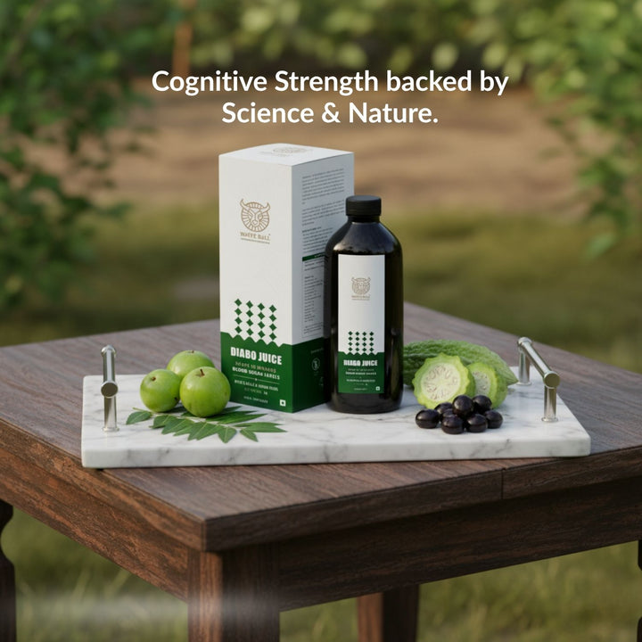 Diabo Juice – Natural Herbal Blend for Diabetes Care | With Neem, Karela, Jamun, Aloe Vera, Vijaysar, Gurmar, Methi & More | Supports Blood Sugar Balance & Metabolism | 100% Natural | 1L Bottle