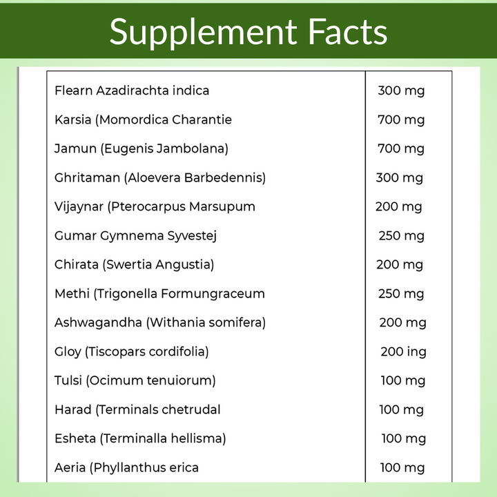 Diabo Juice – Natural Herbal Blend for Diabetes Care | With Neem, Karela, Jamun, Aloe Vera, Vijaysar, Gurmar, Methi & More | Supports Blood Sugar Balance & Metabolism | 100% Natural | 1L Bottle