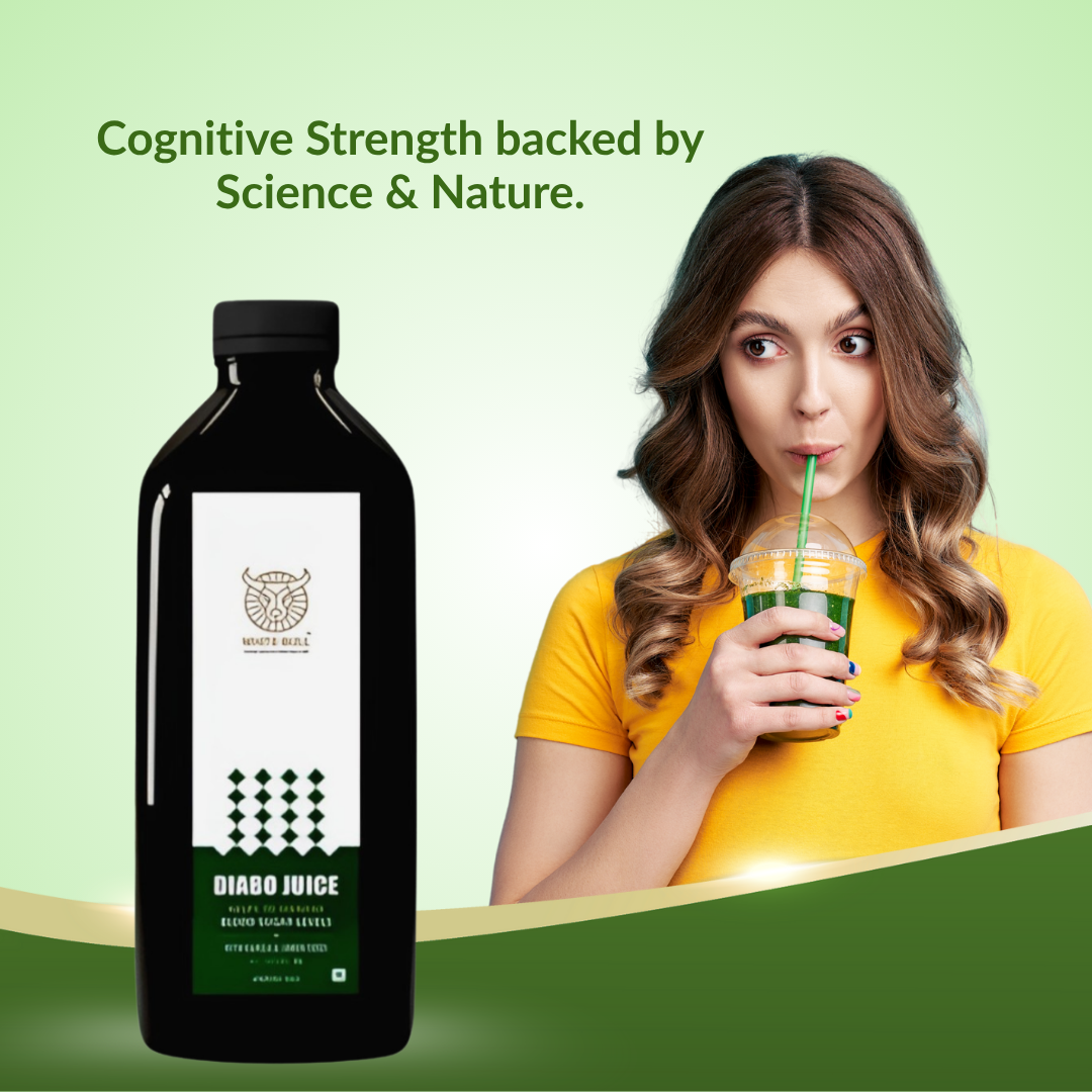Diabo Juice – Natural Herbal Blend for Diabetes Care | With Neem, Karela, Jamun, Aloe Vera, Vijaysar, Gurmar, Methi & More | Supports Blood Sugar Balance & Metabolism | 100% Natural | 1L Bottle