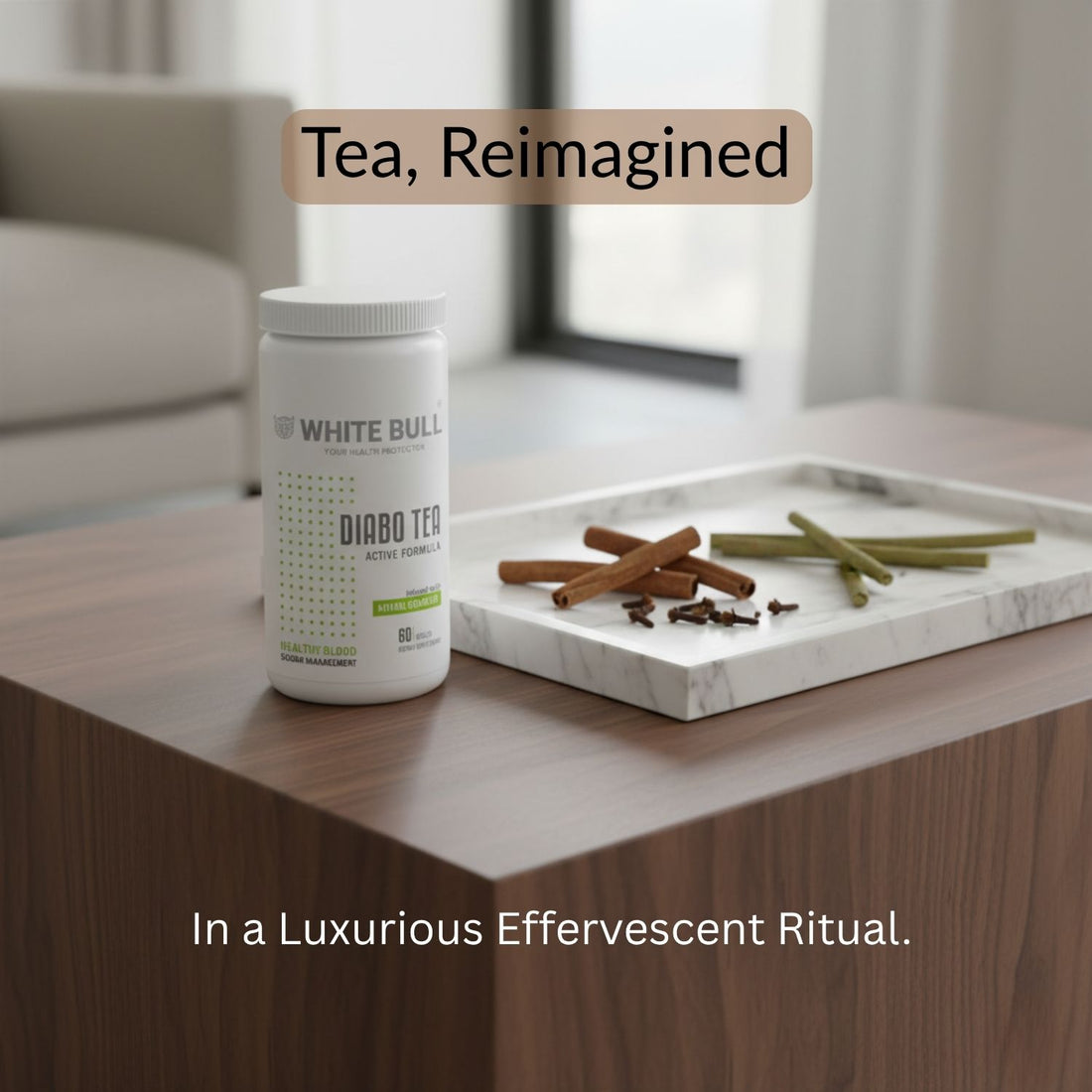 Diabo Tea (60 Tablets) | Extract Blend for Diabetes Care | Supports Blood Sugar Balance & Metabolism | Vegan & Gluten-Free