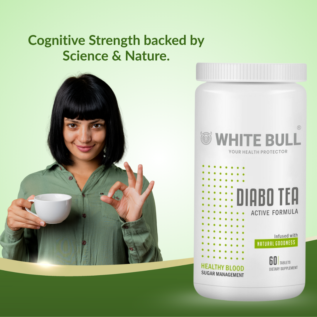 Diabo Tea (60 Tablets) | Extract Blend for Diabetes Care | Supports Blood Sugar Balance & Metabolism | Vegan & Gluten-Free