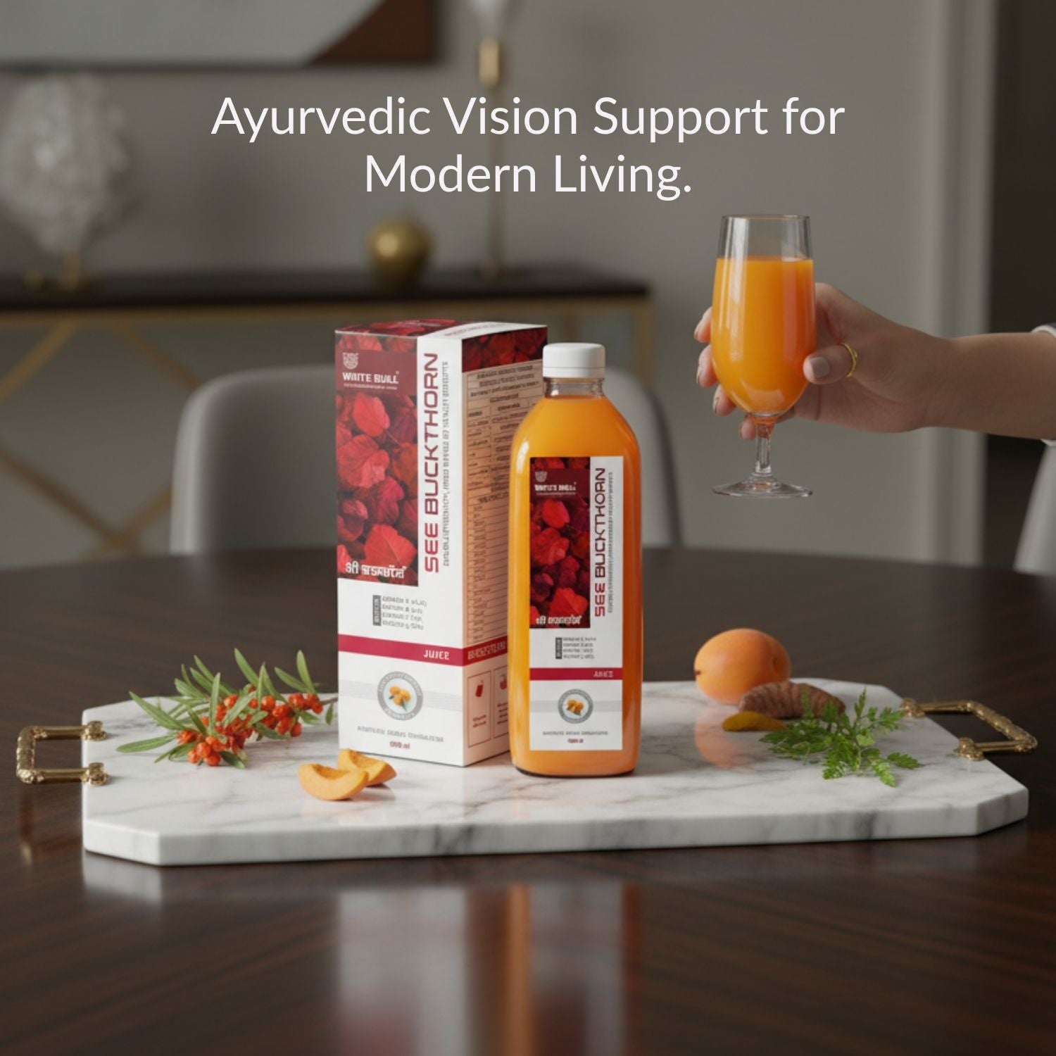 Sea Buckthorn Juice | Rich in Omega 3,6,7 & 9 | Powerful Natural Anti-Oxidant | Supports Immunity, Heart Health and Blood Circulation | 1 Lit