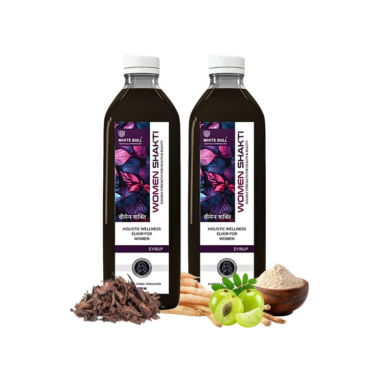 Women Shakti Juice (Pack of 2) | Supports Female Health, Natural Rhythm & Vitality | Supports and helps with PMS and PCOS Symptoms | 1 Lit